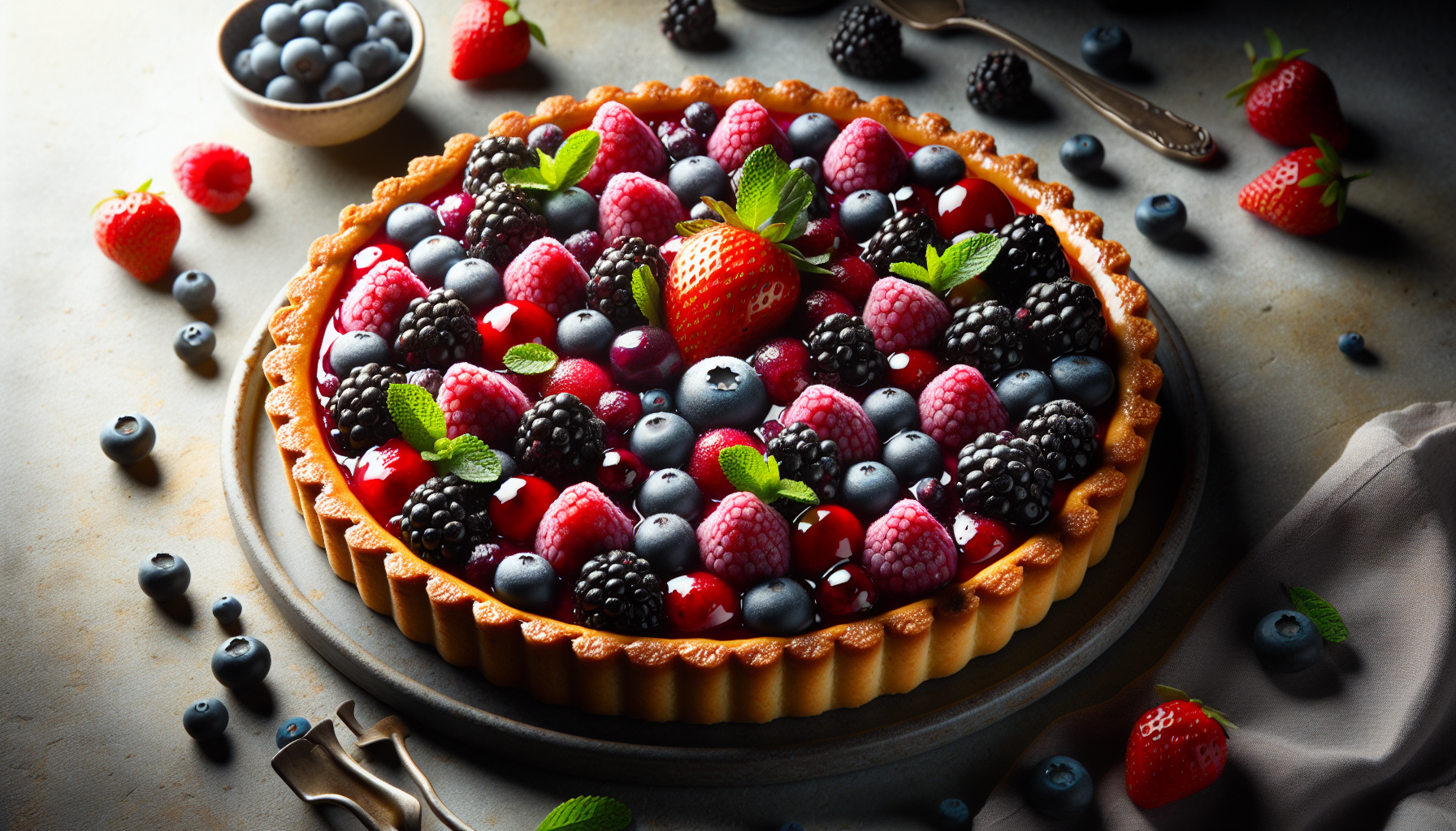 crostata ai frutti di bosco